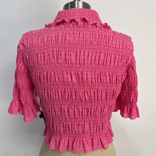 Sandro S/s Crop Shirt