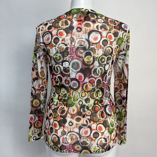 Inoah L/s Circle Print Shirt