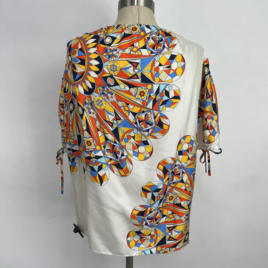 Tory Burch S/s Silk Shirt