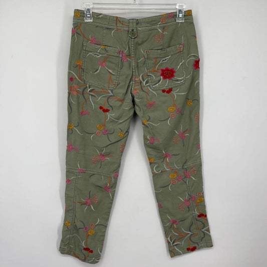 Anthropologie Floral Jeans