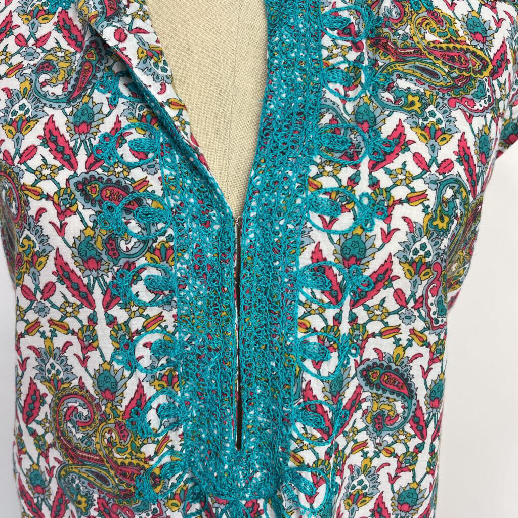 Calypso S/s Paisley Dress