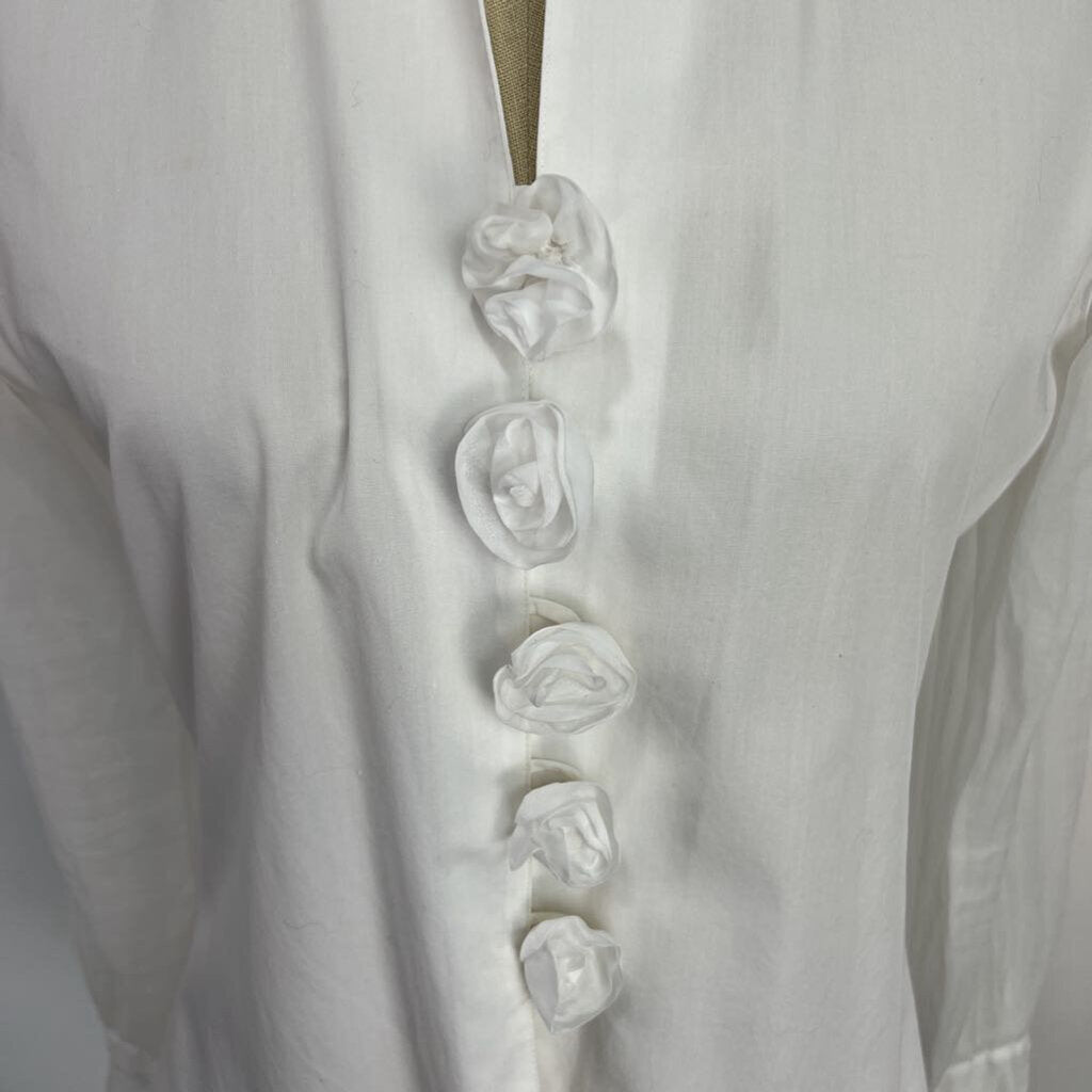 Anne Fontaine L/Sheer Slv Blouse