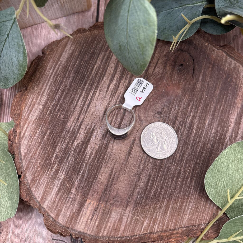 Sterling Lapis Ring