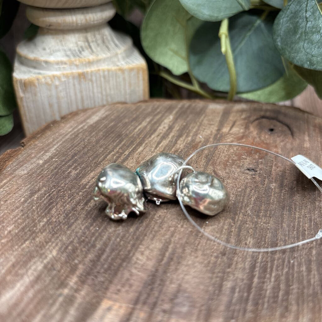 Sterling & Pearl "Shells" Pendant