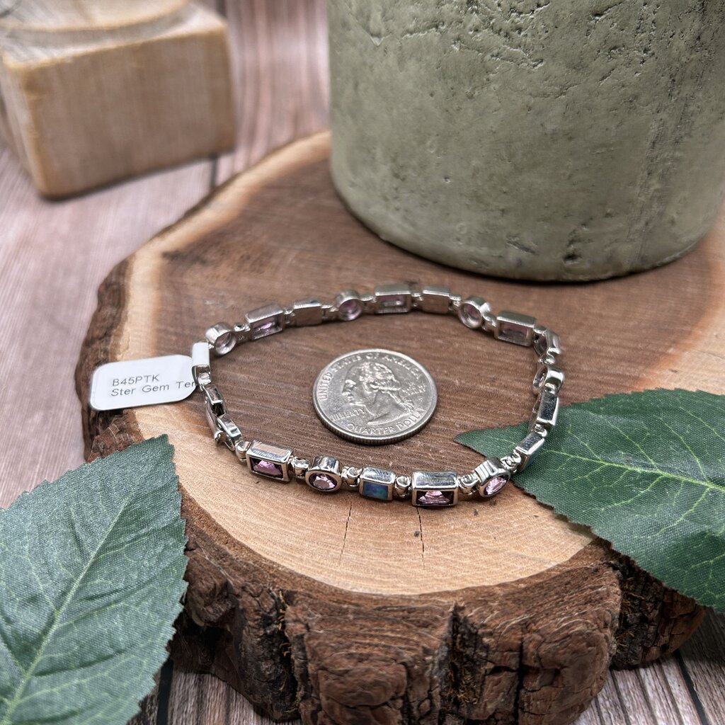 Sterling Gem Tennis Bracelet