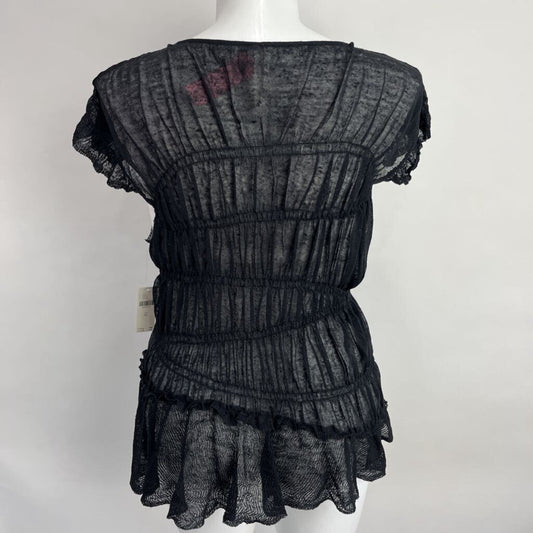 Anthropologie S/s Mesh Shirt