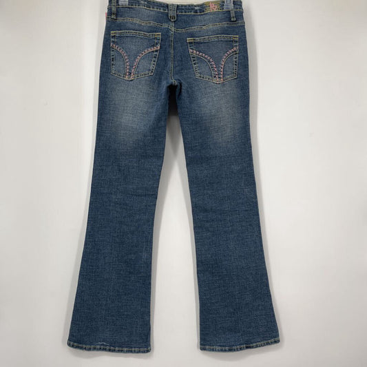 AB Embroidered Patches Jeans