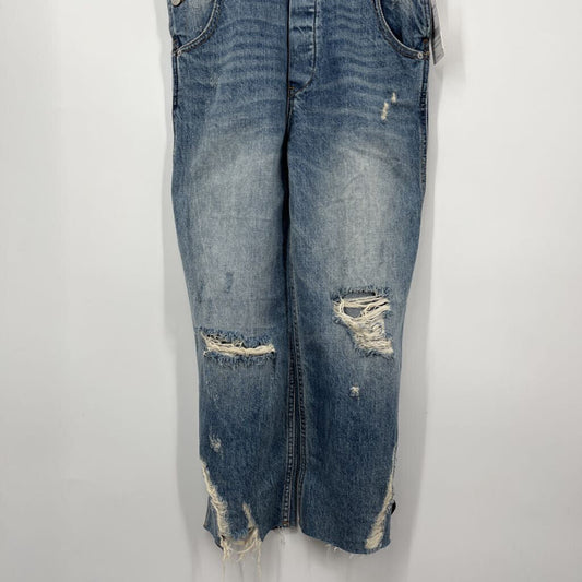 FP Distressed Over-Alls