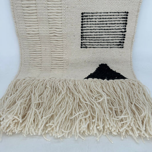 Geometric Knit Wall Hanging