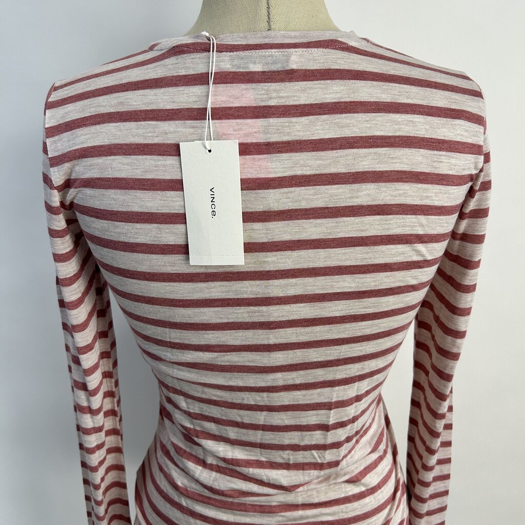 Vince L/s Stripe Tee Shirt