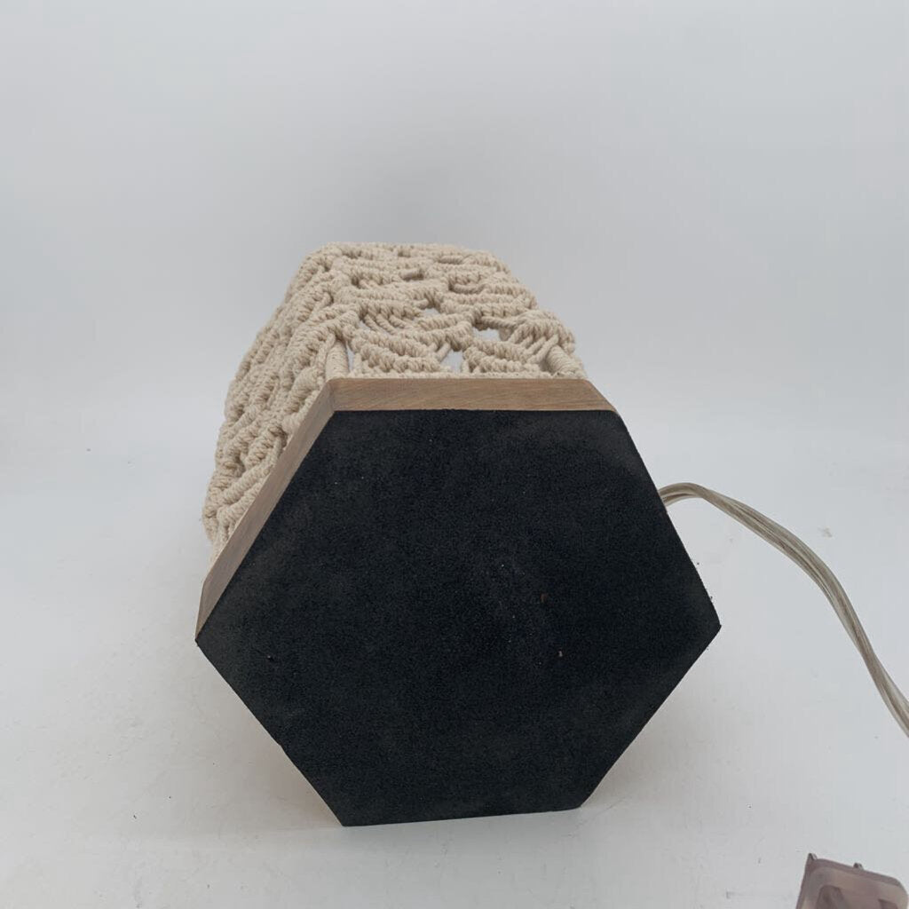 Crochet Hexagonal Lamp
