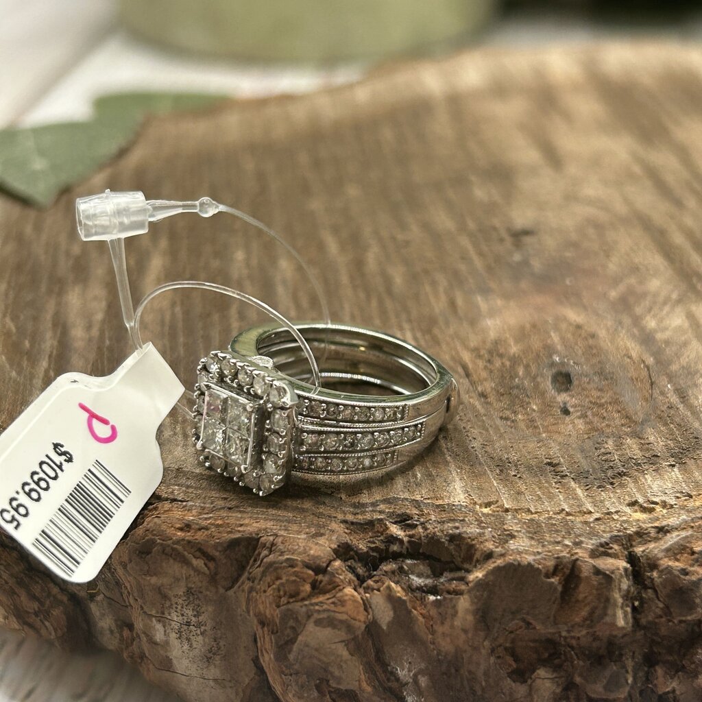 10k Diamond Ring with Enhancer