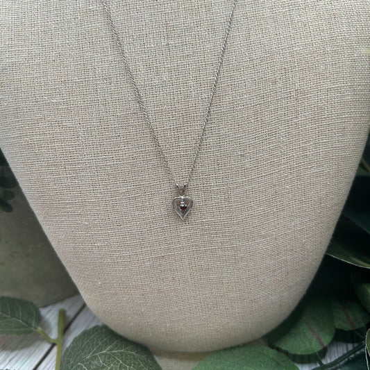 Ster Heart Gem Ncklc