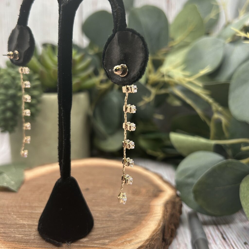 Cascading Gem Earrings