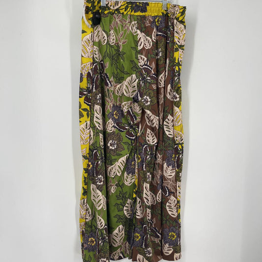 Johnny Was Silk Floral Pants