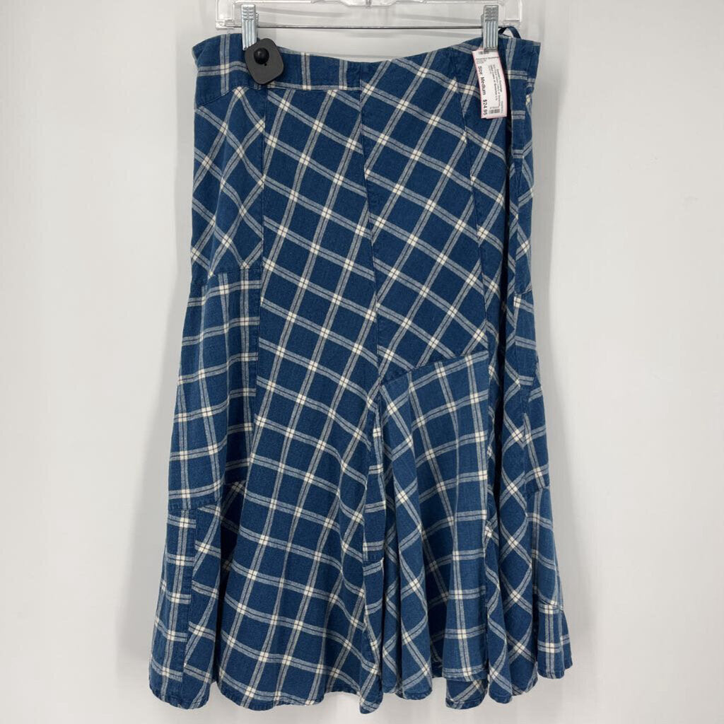 Lauren Jeans Plaid Linen Skirt