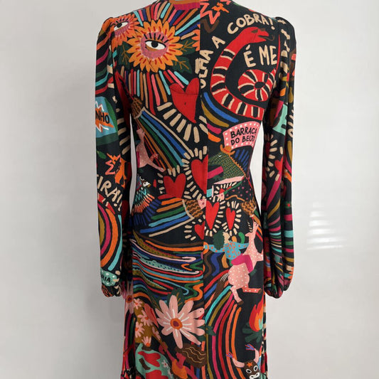 Farm Rio l/s maxi Dress
