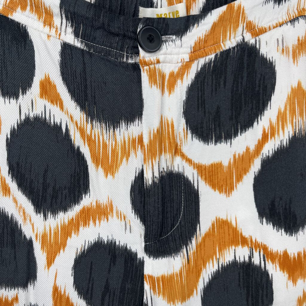 Mauve Dotted Print Pant