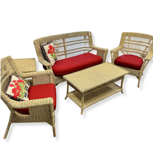 Outdoor Wicker Set AS IS
