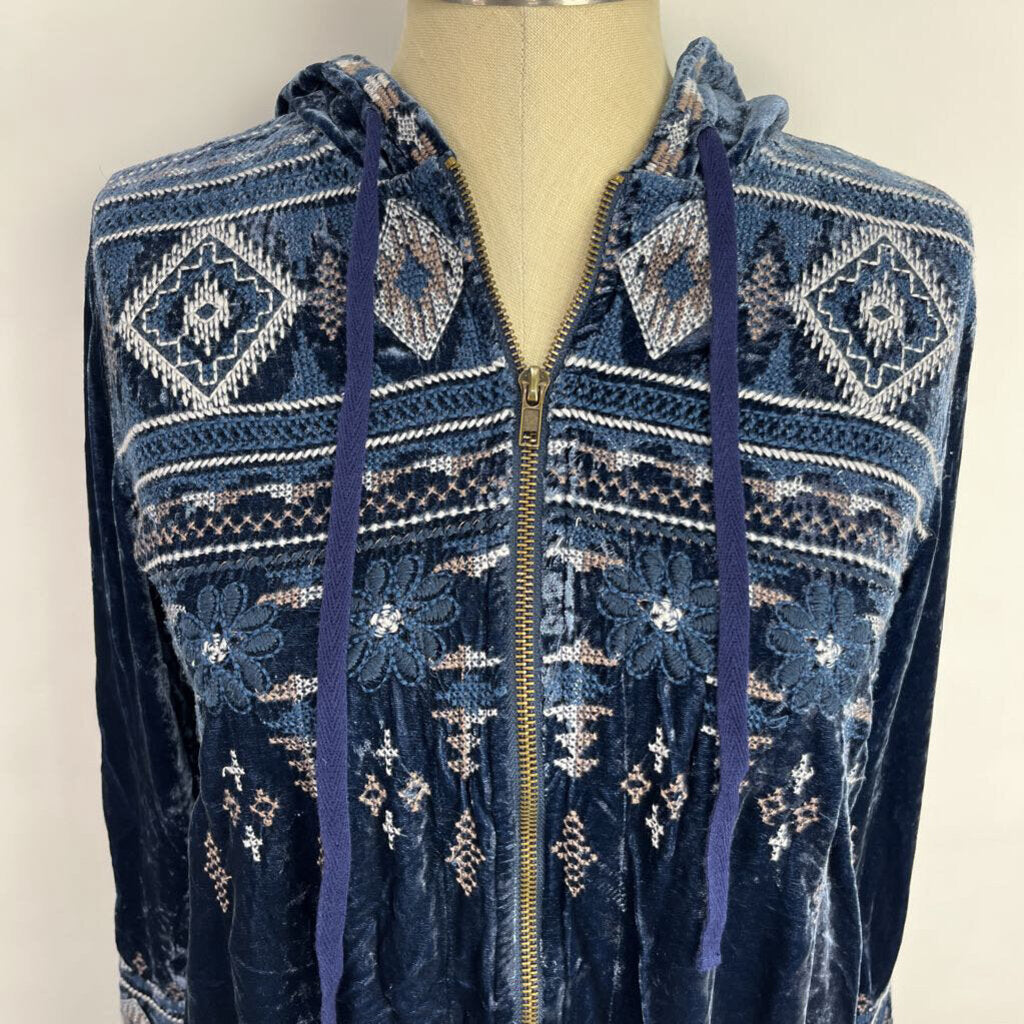 Johnny Was velour Jacket