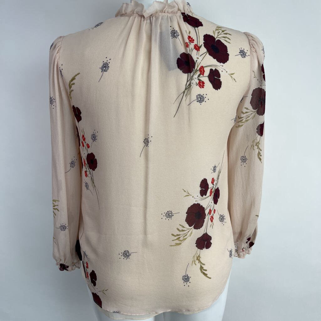 Joie L/S Floral Silk Shirt