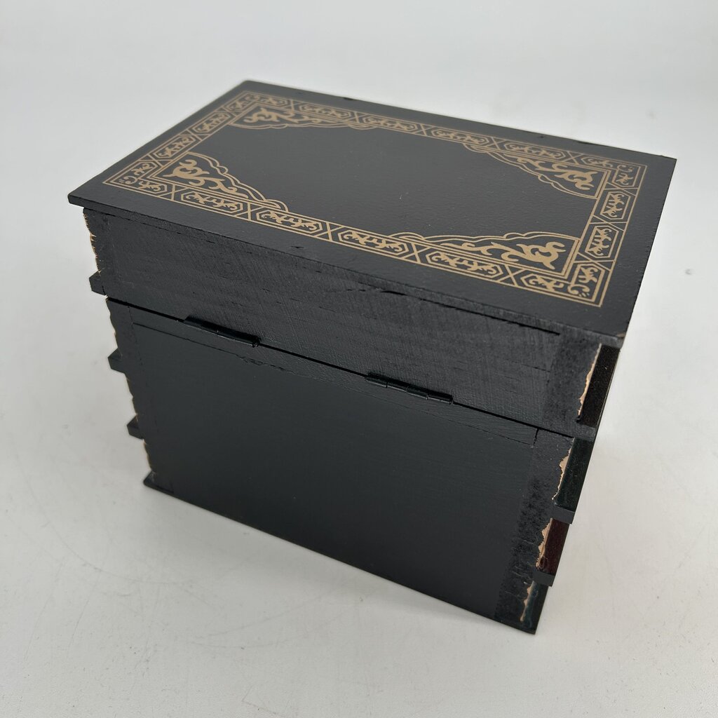 Faux Book Stack Storage Box