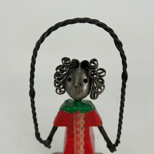 Girl w Jumprope Art Figurine
