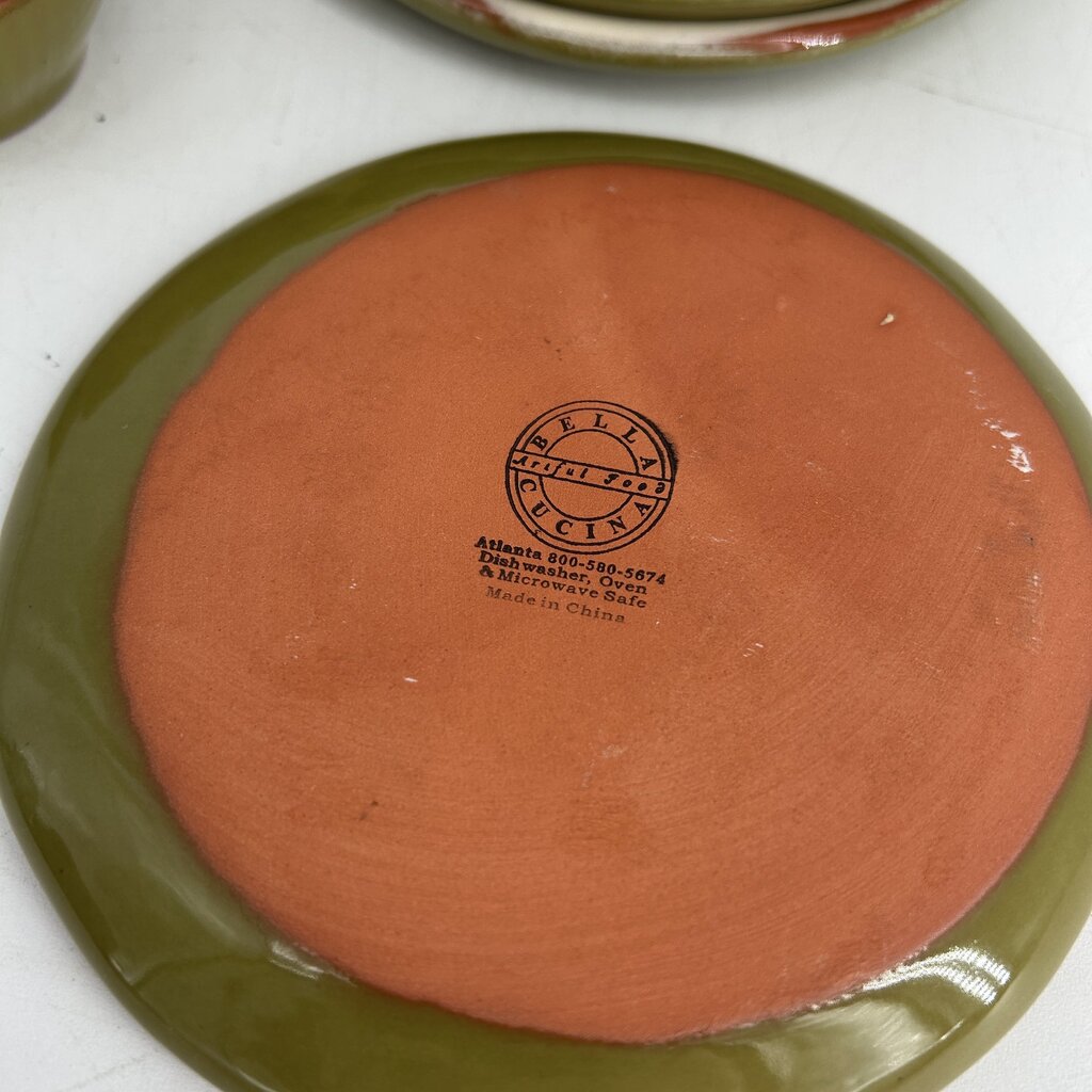 Olive Salad Bowl & Dishes Set