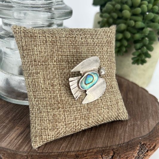 Sterling Thunderbird Brooch