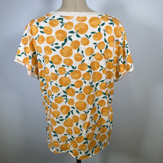 Maeve S/s Oranges print Shirt