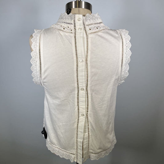 James Coviello Slvls Eyelet Shirt