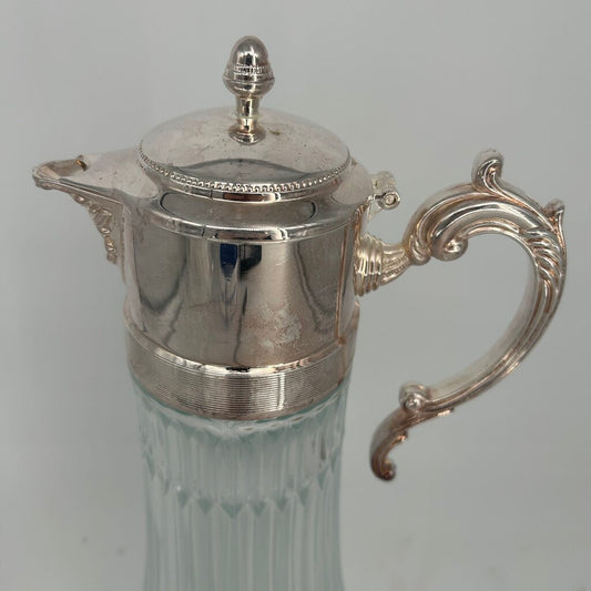 Silver & Crystal Pitcher