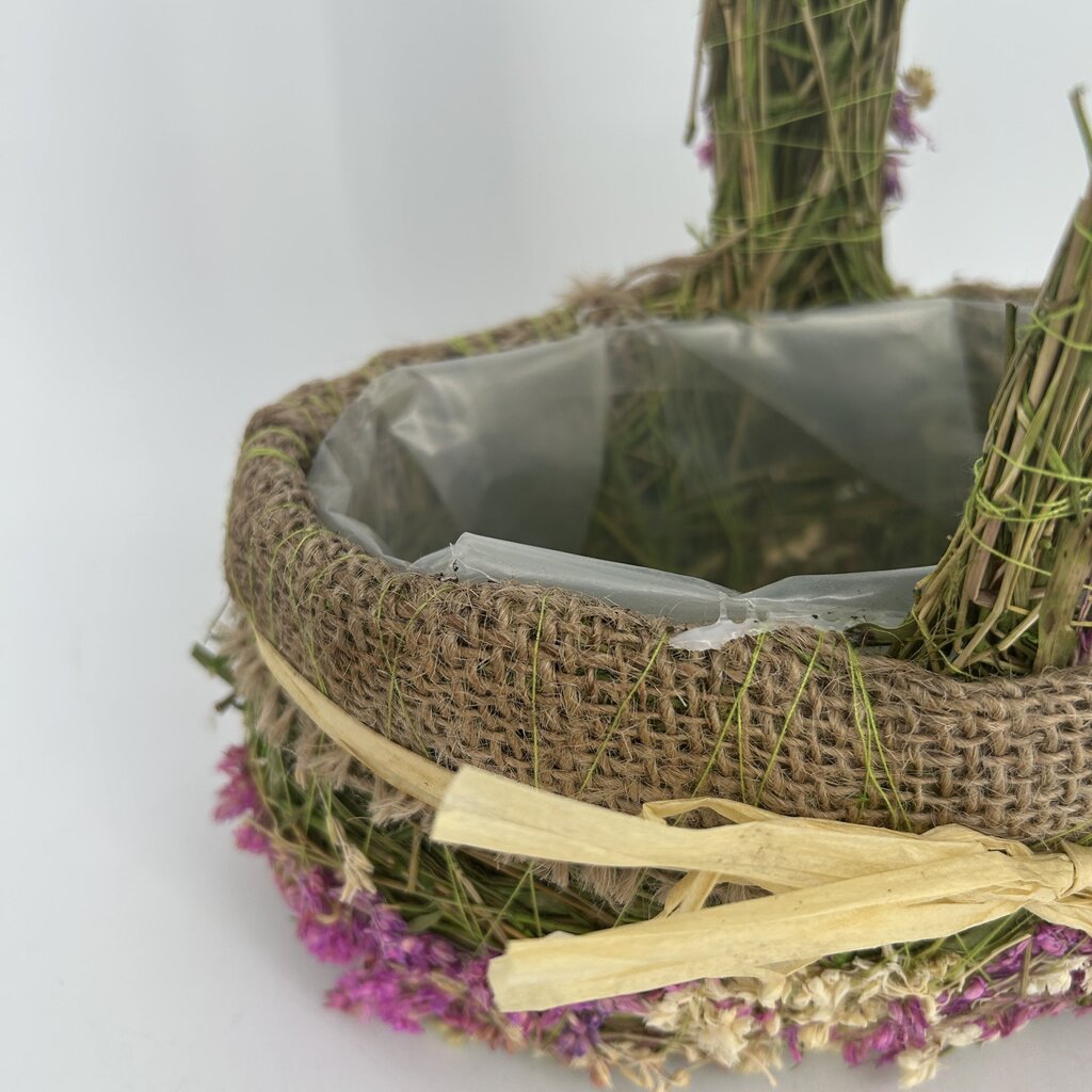 Lavender Wrapped Basket