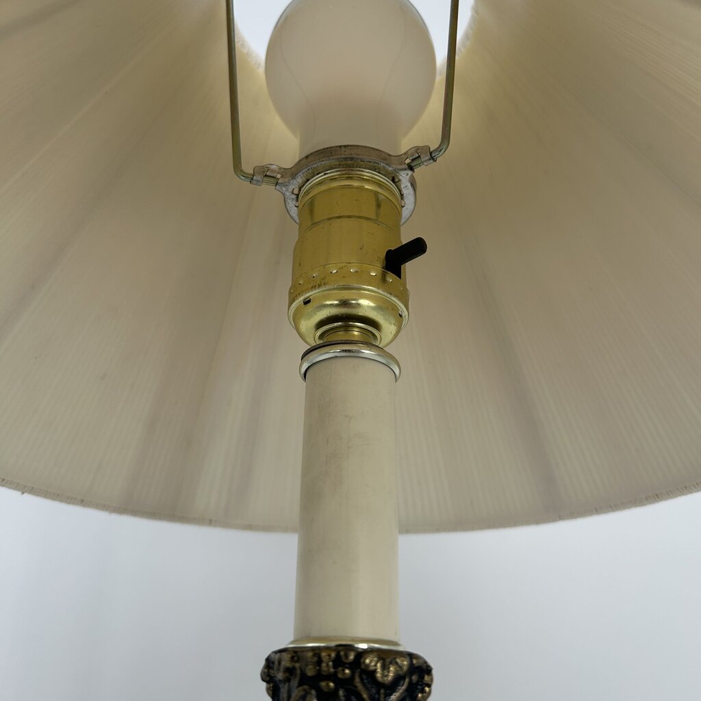Brass & Crystal Lamp