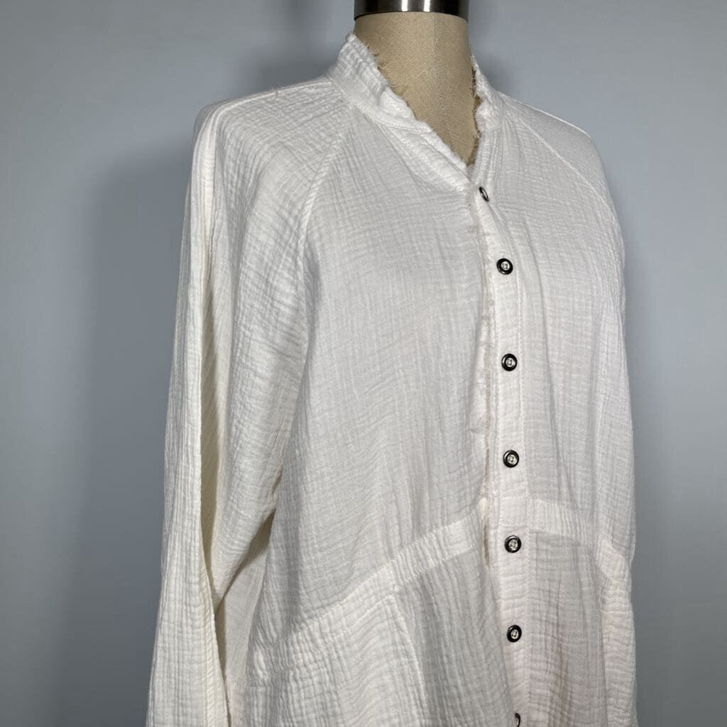 We the Free L/s Gauze Shirt