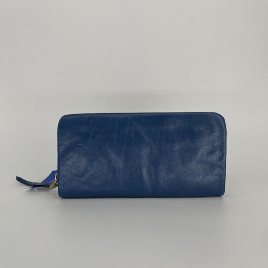 Hobo Leather Zip Around Wallet