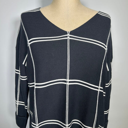 Barbour 3/4 slv knit Top