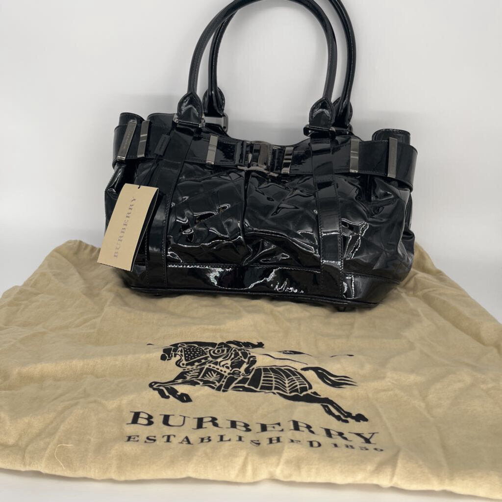Burberry Patent Leahter Handbag