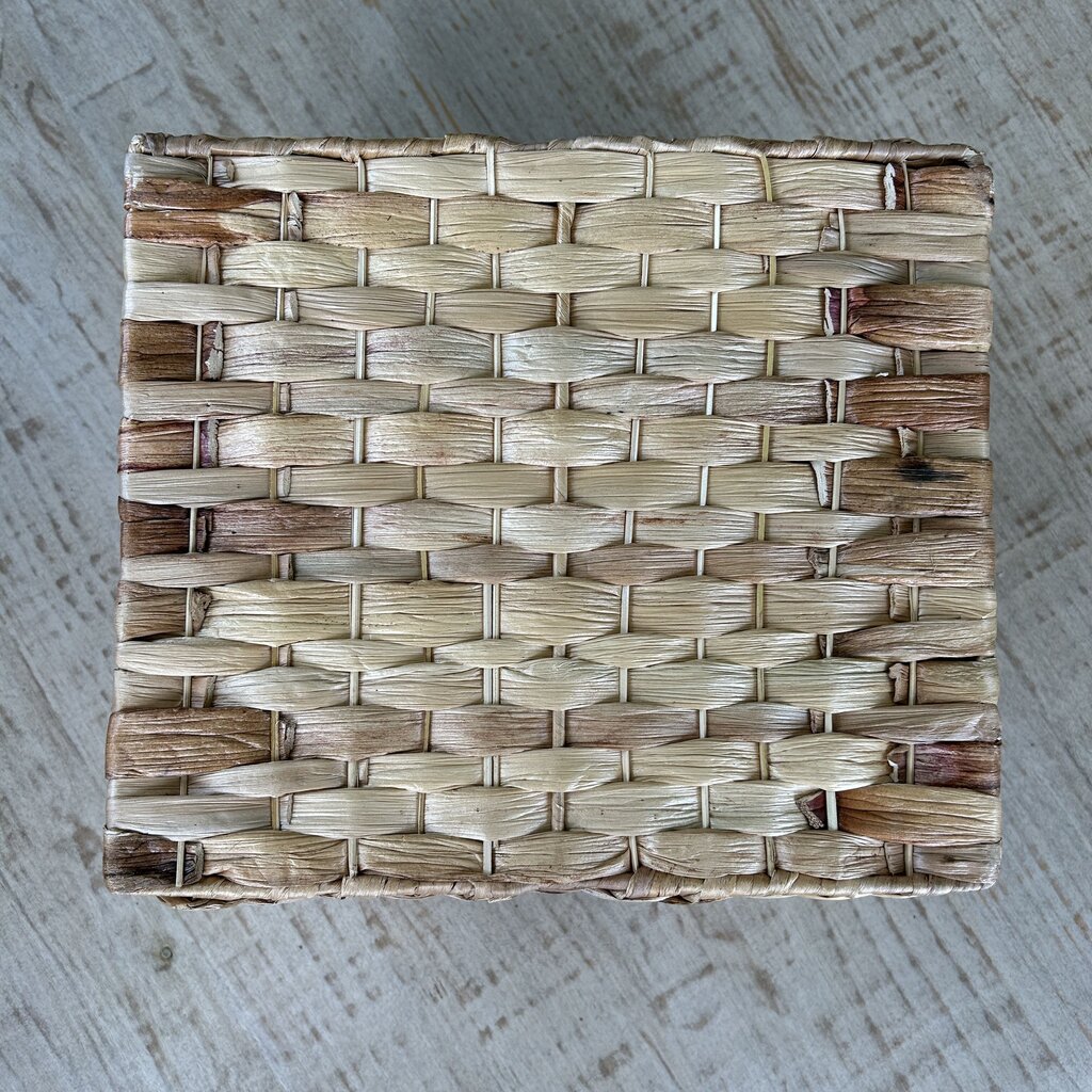 Woven Basket with Open Handles