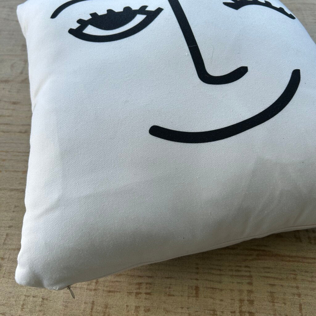 Winky Face Pillow