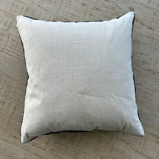 Woven Linen Throw Pillow AS IS