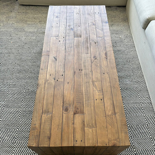Four Hands Plank Coffee Table AS IS