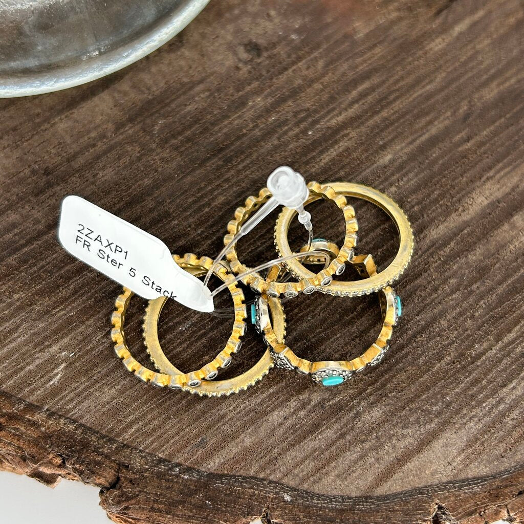 Frieda Rothman 5 Stack Ring Set