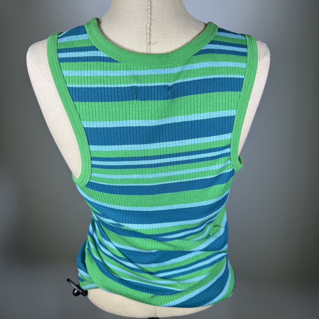 Maeve Slvls Stripe Shirt