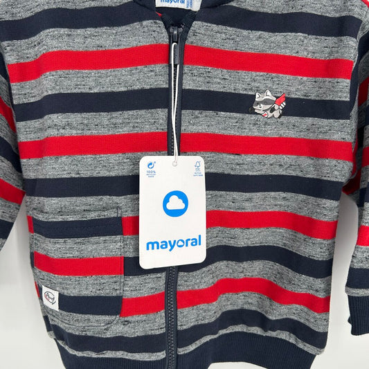 Mayoral Stripe Hoodie