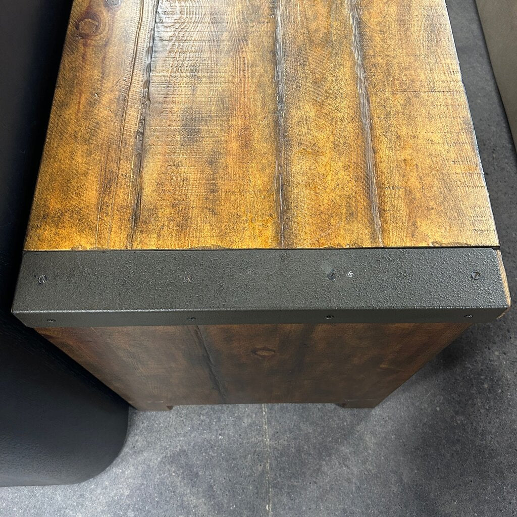 Wood & Metal TV Stand