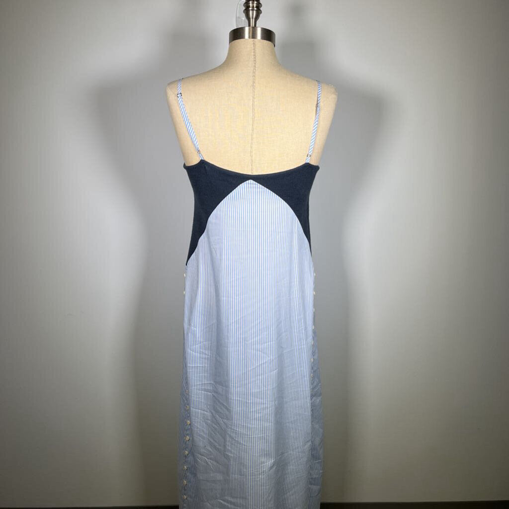 Naadam Slvls Mixed Media Maxi Dress