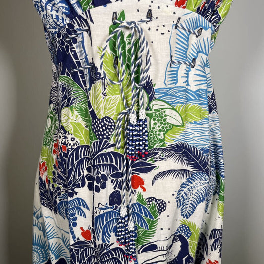 Farm Slvls Print Midi Dress
