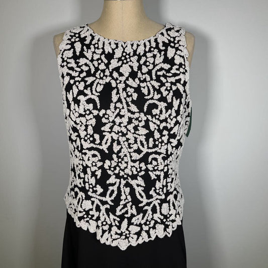 JKara Slvls Beaded Gown