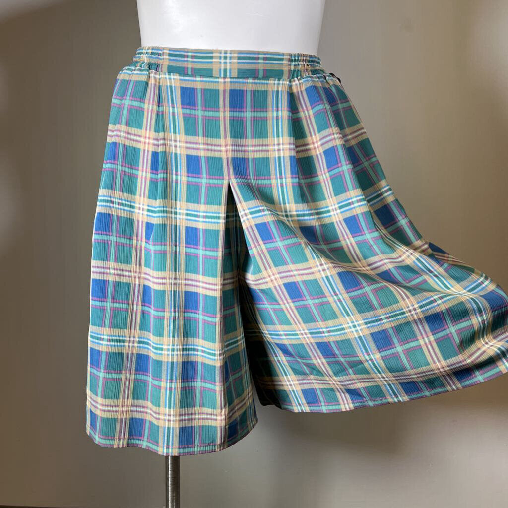 TanJay 2pc Plaid Short Set